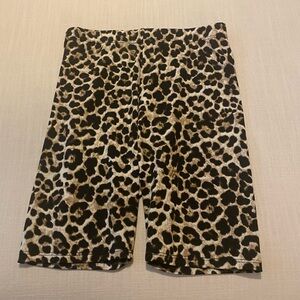 Leopard bike shorts